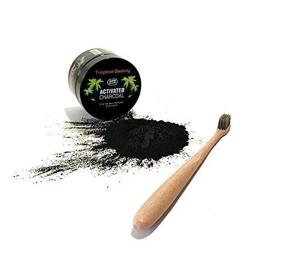 img 2 attached to 🌟 Wow Smile with Activated Charcoal Teeth Whitening Toothpaste - Best Natural 100% Organic White Teeth Whitener Kit - Fluoride-Free, Carbon Bleach - Bamboo Charcoal for Cleaner, Brighter Teeth - No Dental Strips Needed
