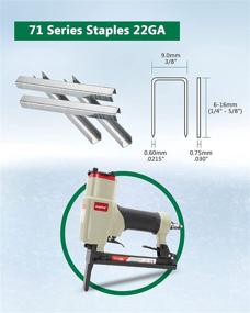 img 3 attached to 🔫 Meite 7116BL Upholstery Stapler - Professional Staple Gun for Upholstery