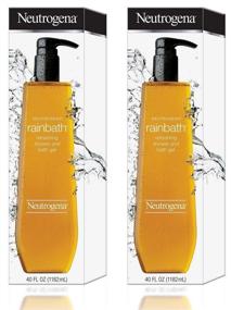 img 2 attached to 🚿 Гель для душа и ванны Neutrogena Rainbath, обновляющий, 40 унций - Получите 2 упаковки для ультимативного очищающего опыта!