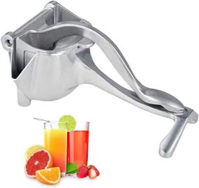 img 4 attached to 🍋 Heavy Duty Stainless Steel Manual Hand Juicer - Akamino Hand Squeezer for Fresh Lemon Orange Citrus Juice Extraction