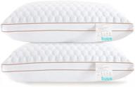 🌬️ sszti hotel quality cooling pillows for sleeping [set of 2, 16 x 24 in] – comfortable relief from migraine & neck pain for back, stomach, and side sleepers logo