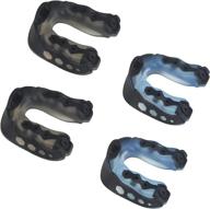 🏈 4-pack football mouthguard for teens and kids - braces compatible sports mouth guard for boxing, taekwondo, basketball, rugby, and more logo