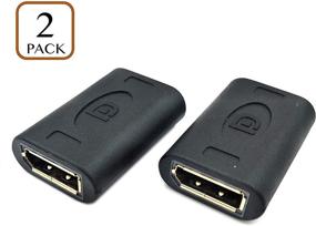 img 4 attached to 🔌 Poyiccot Куплер DisplayPort to DisplayPort 2-шт. - Расширьте ваше DisplayPort (DP) соединение с помощью этого эффективного адаптера переходника женского Порт-к-женскому Порту.