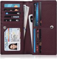 💼 stylish women's wallet with high capacity cardholders: handbags & wallets combo logo
