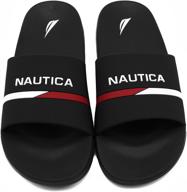 👟 nautica stono sandal athletic black boys' shoes - size 5 logo