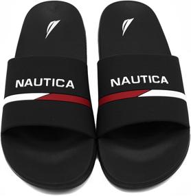 img 4 attached to 👟 Nautica Stono Спортивные сандалии для мальчиков черного цвета - размер 5