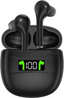 🎧 endless j3pro wireless earbuds: built-in mic, bluetooth 5.2, hd stereo, ipx7 waterproof, deep bass | in-ear headphones with charging case | compatible with iphone, android, samsung logo