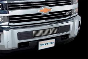img 2 attached to Enhance Your Vehicle's Look with Putco 86195 Stainless Bumper Grille Insert