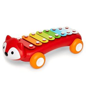 img 4 attached to 🦊 Исследуйте и больше лиса ксилофон детская игрушка от Skip Hop