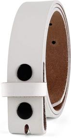 img 4 attached to Timeless Style: Handcrafted Leather Vintage Distressed Men's Accessories with Interchangeable Buckles