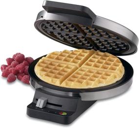 img 1 attached to Cuisinart WMR-CA Round Classic Waffle Maker, Silver, 1: The Perfect Breakfast Companion