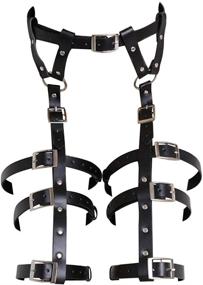 img 1 attached to 🔗 ClearUmm Gothic Leather Cincher Harness - Women's Clothing in Lingerie, Sleep & Lounge