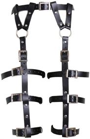 img 4 attached to 🔗 ClearUmm Gothic Leather Cincher Harness - Women's Clothing in Lingerie, Sleep & Lounge