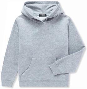 img 4 attached to 👕 DOTDOG Classic Boys' Brushed Pullover Sweatshirt for Optimal Style and Comfort