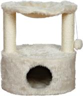 🐱 small and medium cat trees: enhance your cat's playground with a trixie cat post, hammock, and original baza, complete with toy логотип