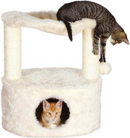 img 3 attached to 🐱 Small and Medium Cat Trees: Enhance Your Cat's Playground with a Trixie Cat Post, Hammock, and Original Baza, Complete with Toy