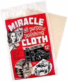 img 1 attached to 🌟 Miracle All Purpose Polishing Cloth 9 x 12 (Pack of 3): Shine & Clean with Ease!