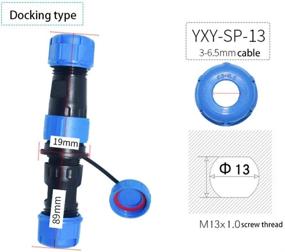 img 1 attached to Waterproof Connector Electronics Connectors Plug Plug Industrial Electrical