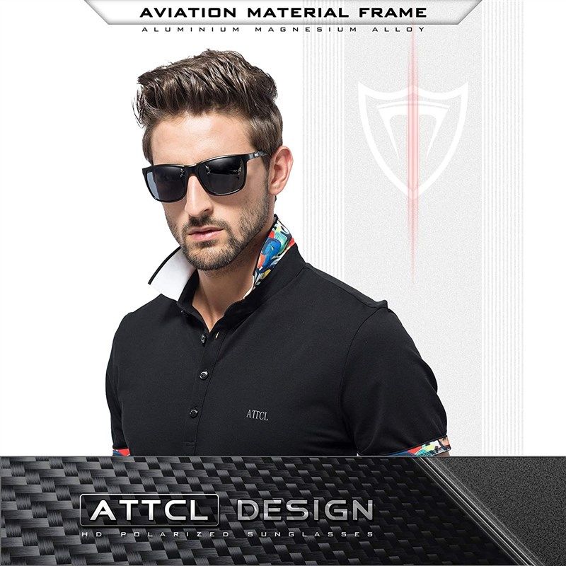 🕶️ ATTCL 18587Black Polarized Sunglasses: Enhanced Driving…