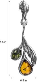 img 1 attached to Multicolor Sterling Silver Pendant Necklace Girls' Jewelry