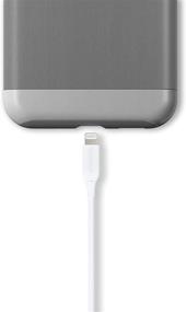 img 1 attached to Amazon Basics ABS USB-A to Lightning Cable Cord: MFi Certified Charger – Apple iPhone, iPad Compatible – White, 6-Ft Length