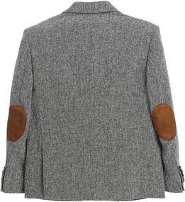 img 2 attached to Gioberti Children's and Boys' Lightweight Formal Tweed Blazer Jacket