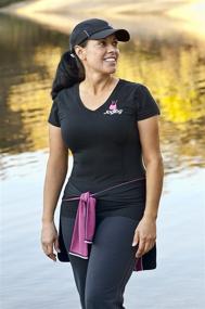 img 2 attached to JogTog Run Belt: The Ultimate Workout Wrap with 3 Pockets for Fitness in Style