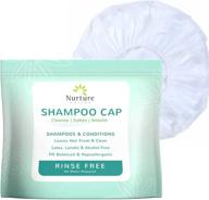 🚿 convenient rinse free shampoo caps by nurture valley (24 pack) - shower free cap for shampooing & conditioning, ph balanced & hypoallergenic logo