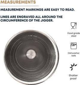 img 1 attached to Bartending Stainless Professional Variant Measure