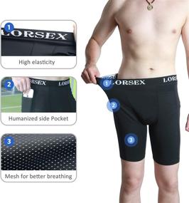 img 1 attached to LORSEX Compression Breathable Comfortable Underwear