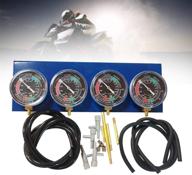 🔧 ranjaner vacuum gauge kit extension carburetor synchronizer - metal base alibration diagnostic tool - motorcycle testing accessory logo