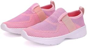 img 3 attached to ReverseClock Lightweight Breathable Walking Numeric_7 Girls' Shoes and Athletic