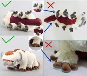 img 1 attached to 🐮 JoeRita Plush Stuffed Cattle Doll Pillow Cushion Toy for Home Sofa Decor, Birthday Party - 17 inches, White 1