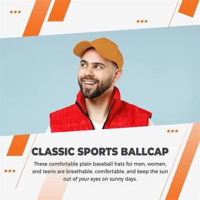 img 1 attached to 🧢 Kangora Classic 6-Panel Baseball Cap for Men, Women, and Unisex - Adjustable, Blank Hat for Outdoor Sports (20+ Colors)