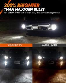 img 3 attached to 🚘 SEALIGHT 9006 HB4 LED Fog Light Bulbs, High Power 5000 Lumens 11W 6000K Xenon White, 300% Brightness DRL Bulbs Replacement For Cars, Trucks - Pack of 2