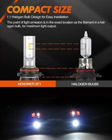 img 2 attached to 🚘 SEALIGHT 9006 HB4 LED Fog Light Bulbs, High Power 5000 Lumens 11W 6000K Xenon White, 300% Brightness DRL Bulbs Replacement For Cars, Trucks - Pack of 2