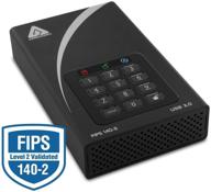 🔒 безопасное хранение данных: apricorn aegis desktop 4 тб fips 140-2 подтвержденный зашифрованный жесткий диск (adt-3pl256f-4000) логотип