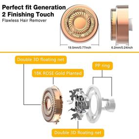 img 3 attached to Головки для замены средства для удаления лицевых волос Бритье и удаление волос для женщин