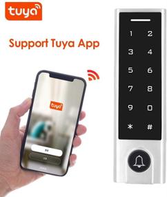 img 3 attached to 🔒 Bluetooth 125Khz RFID Lock Access Controller Waterproof Access Control System + Touch Keypad Lock | 1000 User Tuya APP | Door Bell Function Version