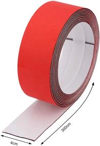 img 1 attached to Gomake Vinyl Squeegee Buffer Roll - Tint Squeegee Felt Micro Felt for Plastic Tint Squeegee, DIY Squeegee Wings Protector, Vinyl Wrap Tools - Size: 4CMx300CM