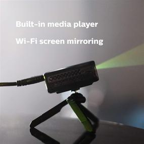 img 1 attached to 📽️ Улучшенный мини проектор Philips PicoPix с LED DLP, продолжительностью батареи до 1 часа 30 минут и поддержкой беспроводного зеркалирования экрана через Wi-Fi