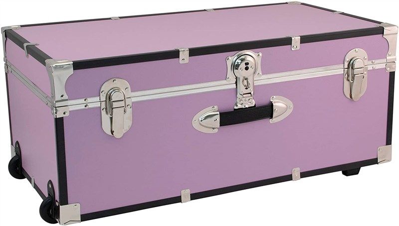 seward trunk rover misty blue storage & organization and storage trunks 로고