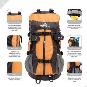 img 2 attached to 🎒 TETON Sports Adventure Backpacks: Lightweight, Durable Daypacks for Hiking, Travel, and Camping