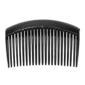 img 1 attached to 🎀 28-Pack Black Small Plastic Hair Side Comb: Long Teeth Hairpins, Grips, Barrettes, Clamps, Bows for Women- Bridal Hair Accessories, Wedding Veil Decorations and French Twist Updo Bun Styling