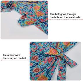 img 2 attached to Beautiful Bohemian Printed Dresses for Matching Girls' Clothing - PopReal Dresses