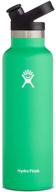 💧 hydro flask 21 oz water bottle with sport cap - spearmint: stay hydrated in style logo