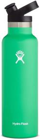 img 4 attached to 💧 Hydro Flask 21 oz Water Bottle with Sport Cap - Spearmint: Stay Hydrated in Style