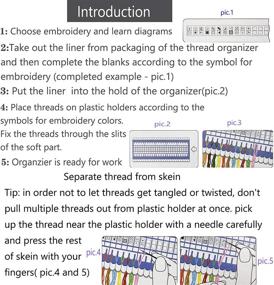 img 1 attached to 🧵 IReaydo 50 Positions Floss Organizer: Ultimate Thread Storage Solution for Cross Stitch and Embroidery Projects