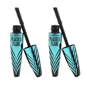 img 1 attached to Двойная проблема: набор туши CoverGirl Peacock Flare из 2 штук - Черный джет 795