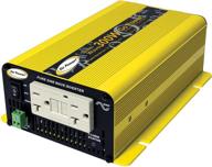 💡 go power! gp-sw300-12: high-efficiency pure sine wave inverter, 300 watts, yellow - get reliable power on-the-go! logo